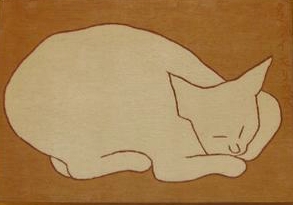 熊谷守一「猫」の工芸品: 絵画のたのしみ